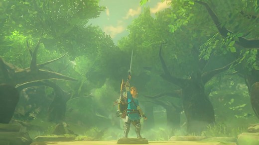 塞尔达荒野之息: 获取大师剑的地点 - 攻略向- Master Sword Location
