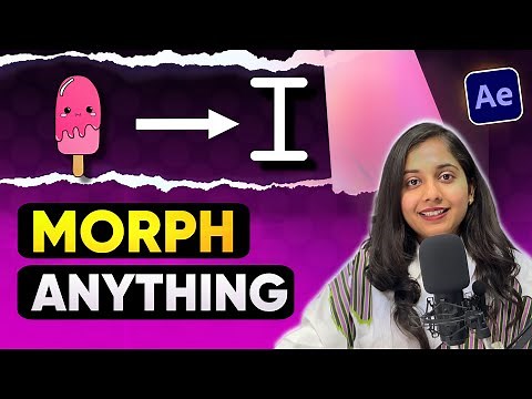 How to create Morphing and Match cuts in After Effects | Morphing animation in After Effects