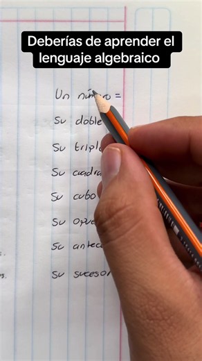 Deberías de aprender el lenguaje algebraico #aprender #matematica #Viral #aprendeentiktok #preguntasyrespuestas