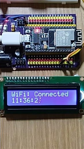 ESP32 + WiFi + RTC + LCD IoT Basics No Voice