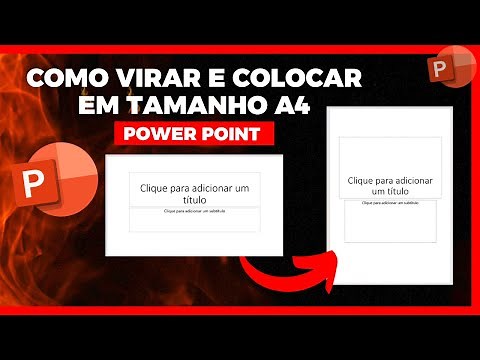 Como Virar Slide do Power Point para Vertical / Transformando em Folha A4 / Rápido e sem enrolação