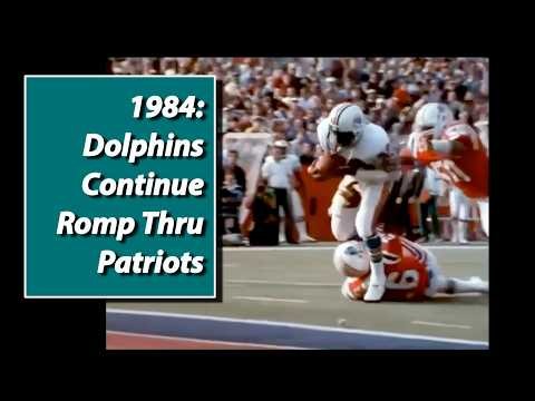 1984 Week 8 Dolphins at Patriots Highlights