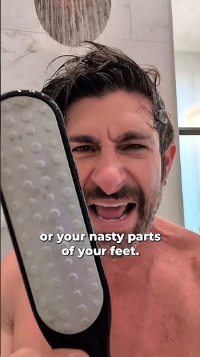 The #1 Shower Hack For Better, Healthier Feet | Use A Foot File To ELIMINATE Odor, Calluses, & Sweat
