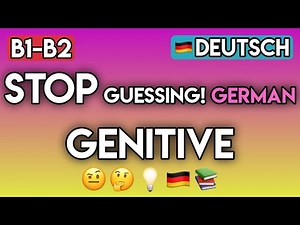 Master the German Genitive Case | 65+ Interactive Exercises for B1-B2 Grammar