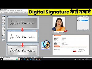 How to create digital signature in Adobe Photoshop. Signature Transparent In Photoshop 7.0