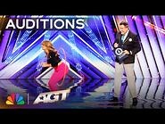 Andrea Attempts To Break A Hula Hooping Guinness World Records Title! - AGT 2025