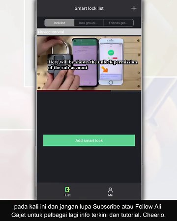 Cara Daftar eSmartLock Melalui Aplikasi l eLinkSmart Padlock