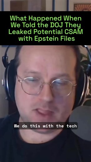 Over the weekend, 404 Media told the Department of Justice that they leaked unredacted photos of women and girls in sexual poses in the latest Epstein dump. 404 Media’s Emanuel Maiberg talks about how we reported it and why we held the story until the DOJ actually removed the images that contained potential CSAM. Head to 404 Media’s YouTube page for more or wherever you listen to your fave podcasts. | 404 Media