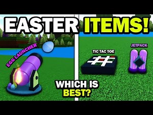 ALL EASTER ITEMS!! | Build a boat for Treasure ROBLOX