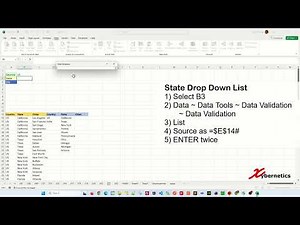 How do I create a dependent drop-down list in Excel - Excel Tips and Tricks