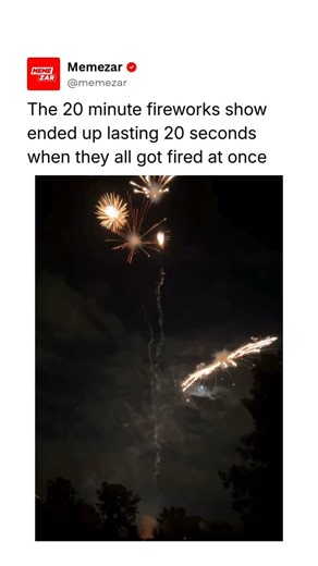 MEMEZAR • MEMES & MEME-CULTURE on Instagram: "Really came out with a bang 😭 New Year’s fireworks turn the sky into a shared celebration. The bursts of light and sound mark the exact moment the year changes, giving people a visual way to release the past and welcome what comes next. For a few minutes, attention lifts upward and time feels suspended. What makes them special is their collectiveness. Whether watched from a crowd, a window, or a screen, the fireworks signal that millions of people a