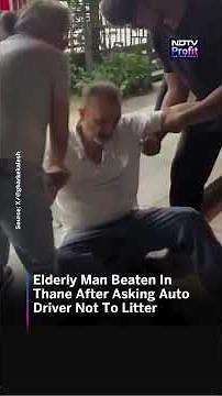 Senior Citizen Beaten By Auto Driver, Sena Workers Later Confront Accused | #shorts