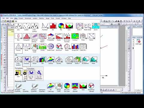 Add Reference Lines to graph axes based on statistics and expressions