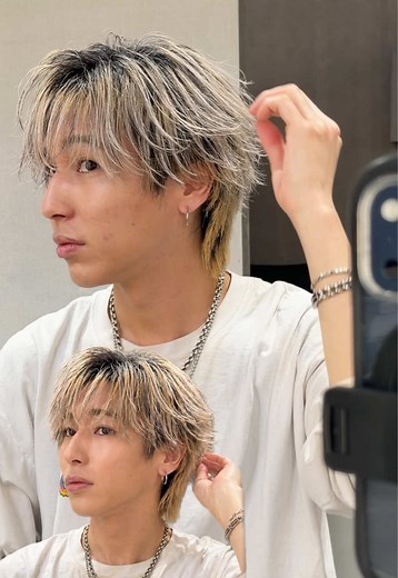 シースルーフェザーショートの作り方！ #梅田メンズサロン #梅田メンズパーマ #フェザーショート #シースルーフェザーショート