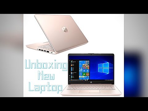 Unboxing 14" HP Pavilion Rose Gold with Microsoft Office 365