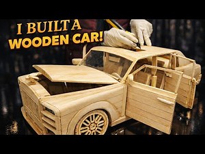 “I Made a Rolls Royce Using Wooden Scales 😱 | Handmade Car