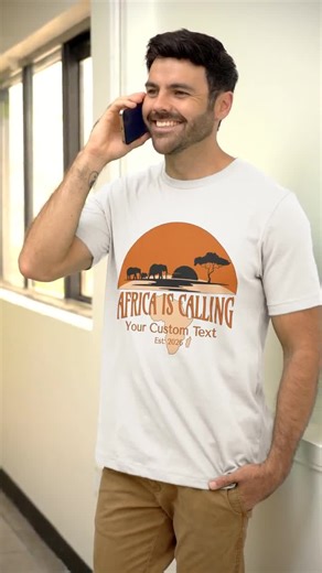 Custom Africa is Calling Shirt, Safari Adventure Family Matching Tees, Girls Trip Cape Town Vacation Johannesburgtravel T-shirt - Etsy