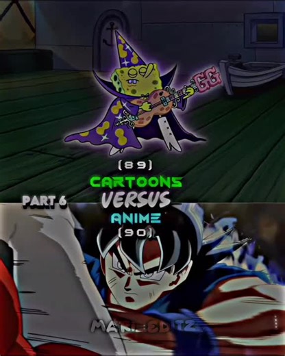 Cartoon Vs Anime Comparison Part 6