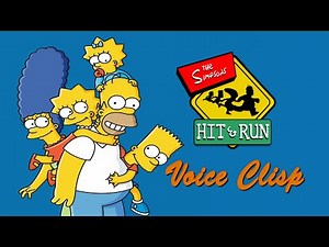 All Characters Voice Clips • The Simpsons Hit & Run Game • All Voice Lines • Funny • With Timestamps