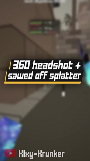 360 Headshot in Krunker: Epic Sawed-Off Action!