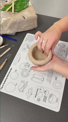Beginner Clay Lesson for Kids | How to Make a Pinch Pot