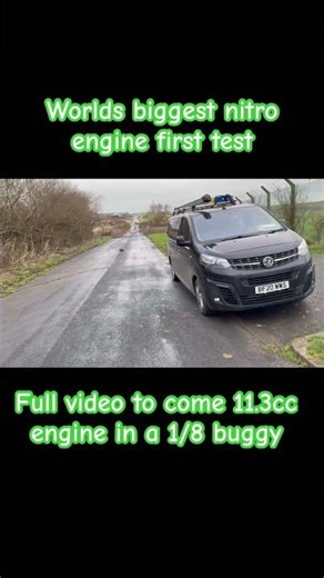 World’s biggest nitro rc engine first test . #shorts #biggest #engine