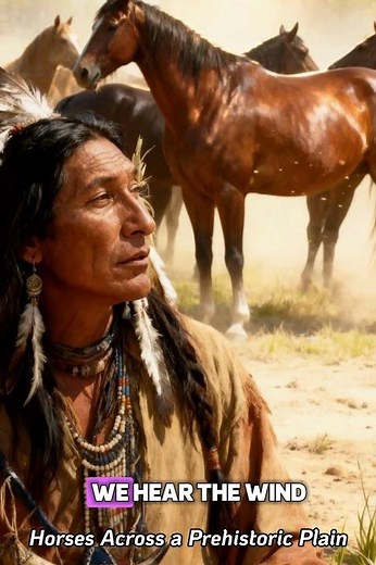 Horses Across a Prehistoric Plain — Ice Age Herd on the Move