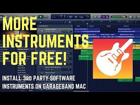 More Instruments in Garageband | How To Install FREE 3rd Party Plugins on MAC