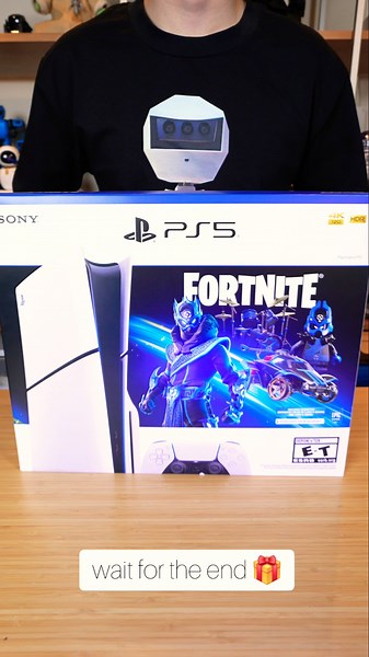 Unboxing $425 Sony PS5 Cobalt Star Fortnite Bundle and 🎁 Giveaway #fortnite #ps5 #shorts
