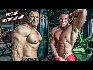 BODYBUILDING POSING INSTRUCTION with Tony Huge at Muscle Factory Bangkok