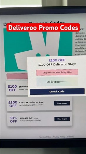 Deliveroo Discount Code 2025 | How to Get Working Deliveroo Promo Codes