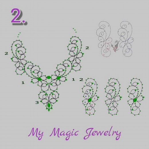Free Tatting Lace Pattern - Valkyrja Lace Necklace
