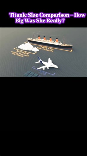 62K views · 524 reactions | ⚓ Titanic Size Comparison – How Big Was...