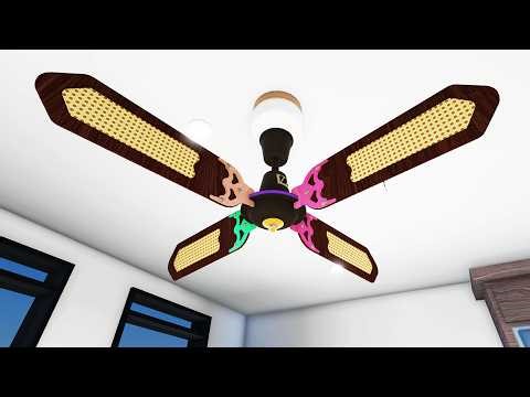 Looking For a Vintage Ceiling Fan in a House in the Middle of the Forest!