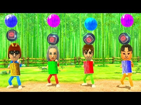 Wii Party U Battle Of The Minigames - CaptFalcon vs Leonie vs Andre vs Hyun-Woo (Master Cpu)
