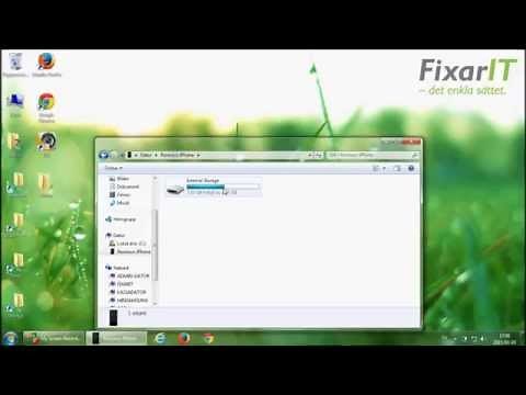 Flytta bilder från iPhone till dator