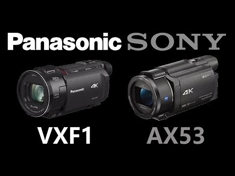 Panasonic HC-WXF1/HC-VXF1 vs Sony FDR-AX53