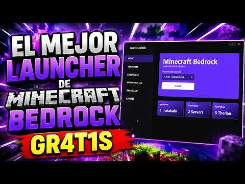 Descarga el MEJOR LAUNCHER de MINECRAFT BEDROCK para PC! / JuanseUnlock Launcher