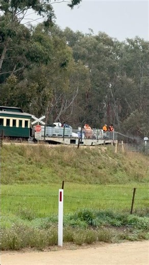 TRAINS AM22 Alco Locomotive 958 travelling A end on a mission to control weeds in SHR rail corridor