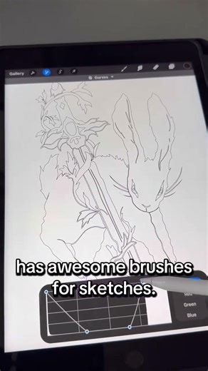 How to create outline for shape in Procreate