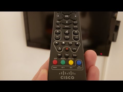 Programming Cisco Telecentre control to manage the TV