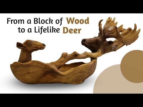 Carving a Stunning Wooden Deer Step by Step