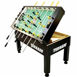 Tornado T-3000 Competition Foosball Table in Matte Black