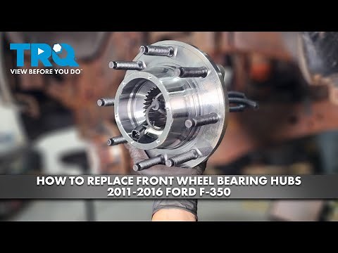 How to Replace Front Wheel Hub Bearings 2011-2016 Ford F-350
