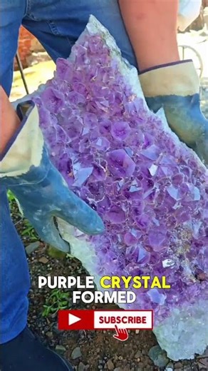 Have you ever seen an amethyst geode break open?#shorts#trending#viral