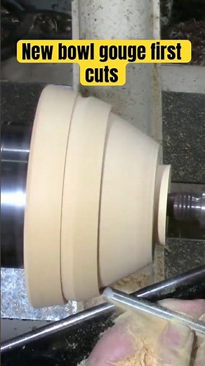 Testing a New Bowl Gouge — First Cuts & Shaping a Bowl Blank #WoodTurning #turning #BowlTurning