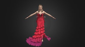 Aerith - Final Fantasy VII Remake - 3D model by Doctorikc