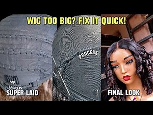 How to Make Your Wig Smaller in Minutes | Quick & Easy Wig Hack