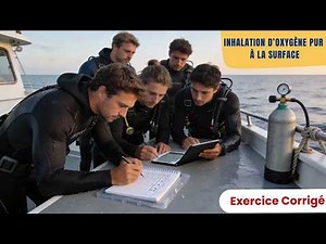 🤿Successive dives: exercise correction and calculation of tables with pure oxygen