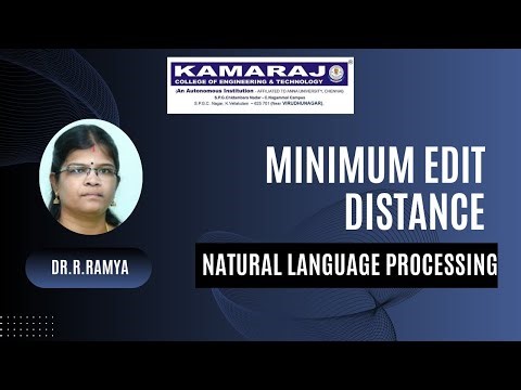 Minimum Edit Distance